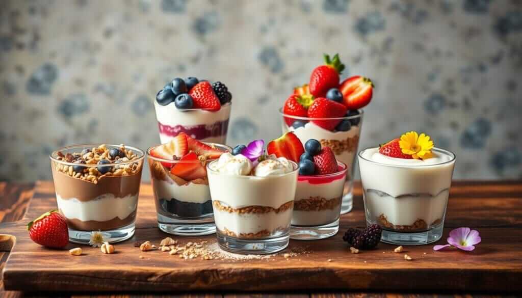 Diverse Dessert Cups Dietary Options