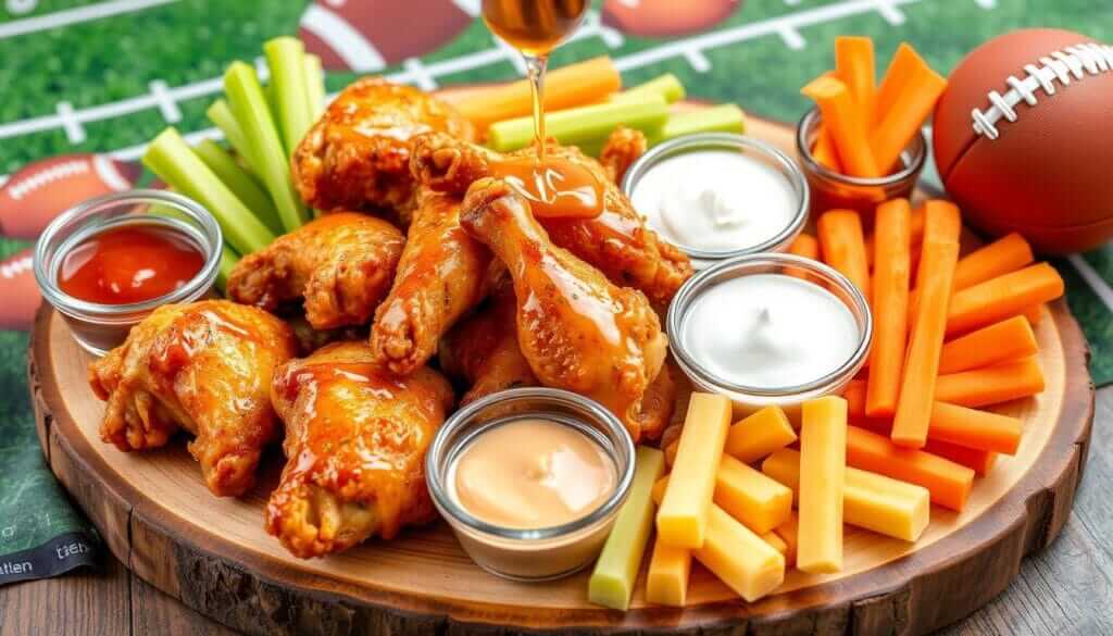 Game Day Chicken Wings Platter