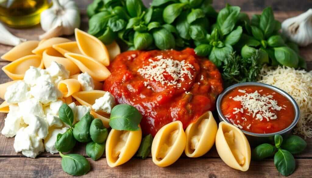 Ricotta Stuffed Shells Ingredients