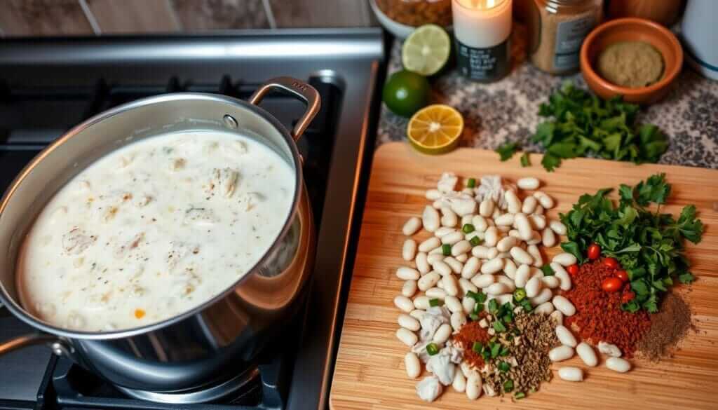 White Chicken Chili Recipe Preparation