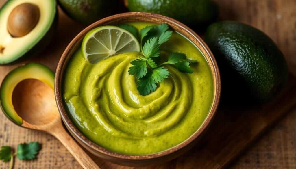 avocado cream sauce