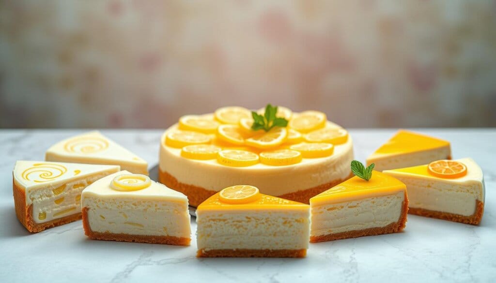 Creative variations of cheesecake Creative variations of cheesecake