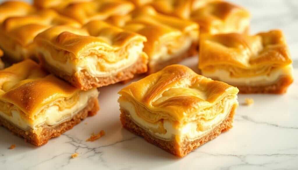 Crescent Roll Cheesecake Bars