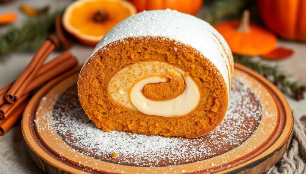 Festive Pumpkin Roll Recipe