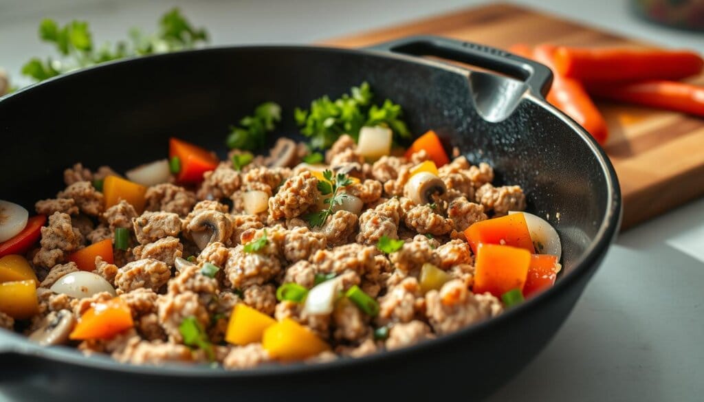 Ground turkey healthy skillet meals