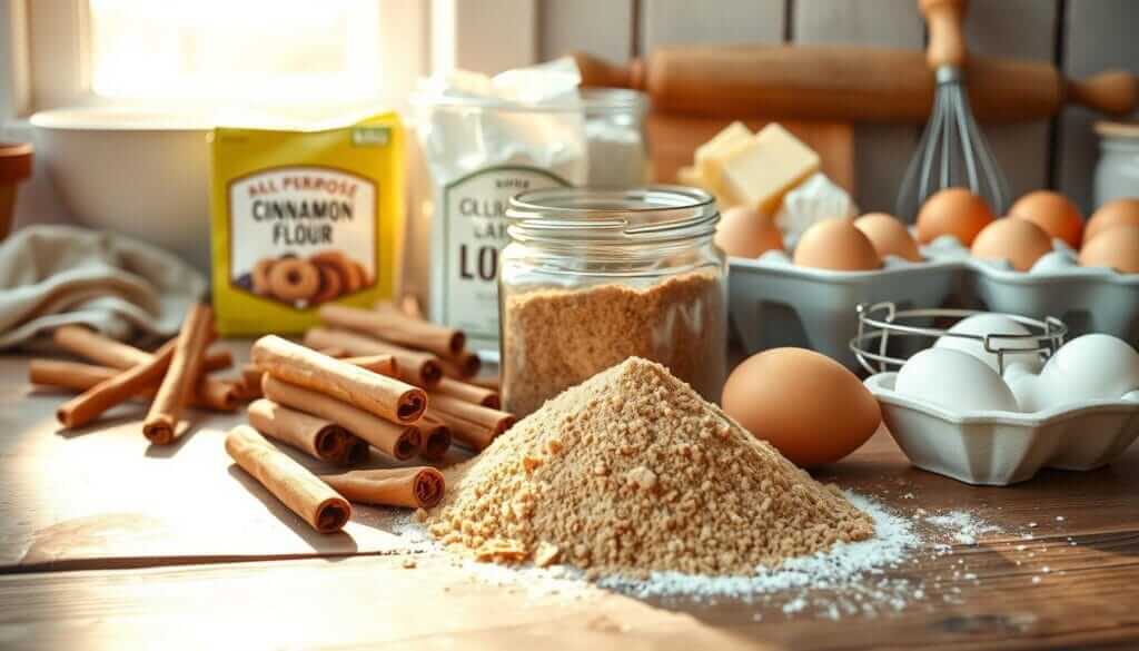 Homemade Cinnamon Roll Cookies Ingredients