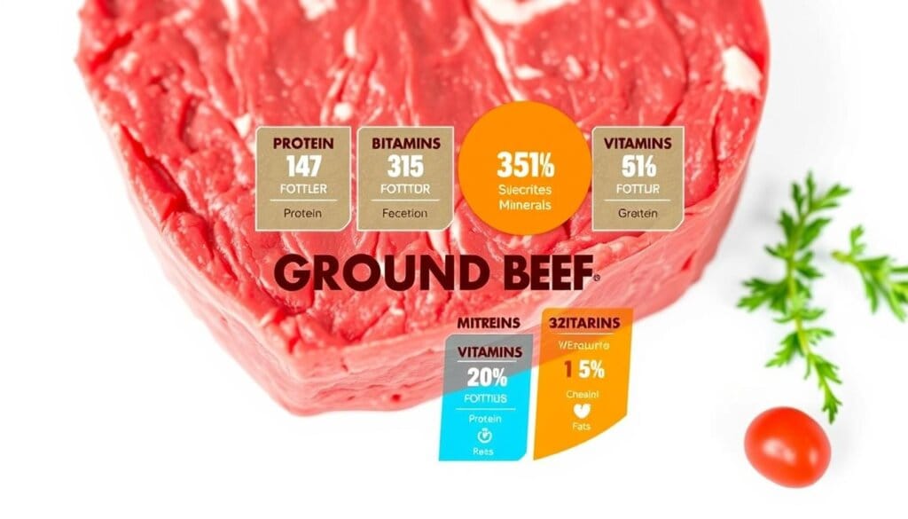 Nutritional profile of ground beef