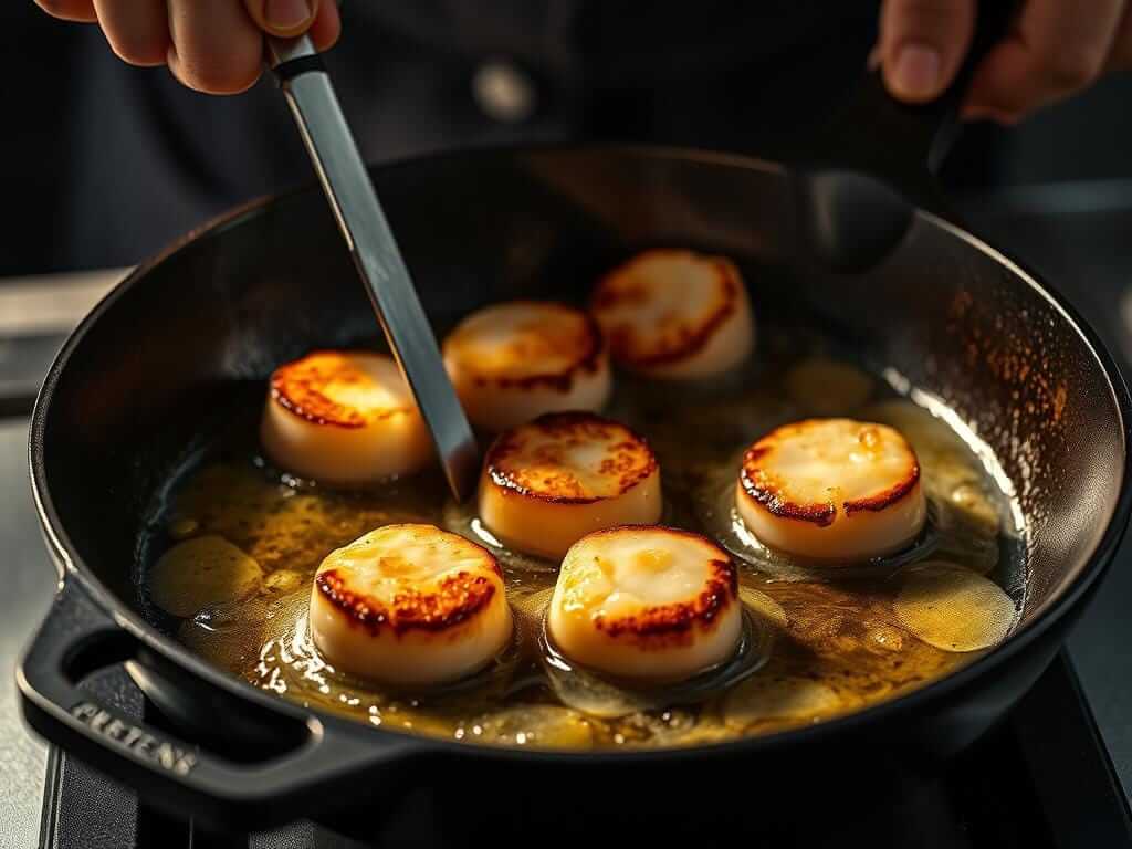 Pan-Seared Scallops Cooking Technique