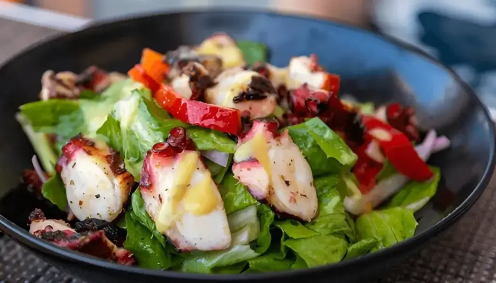 Portuguese Octopus Salad Base Preparation