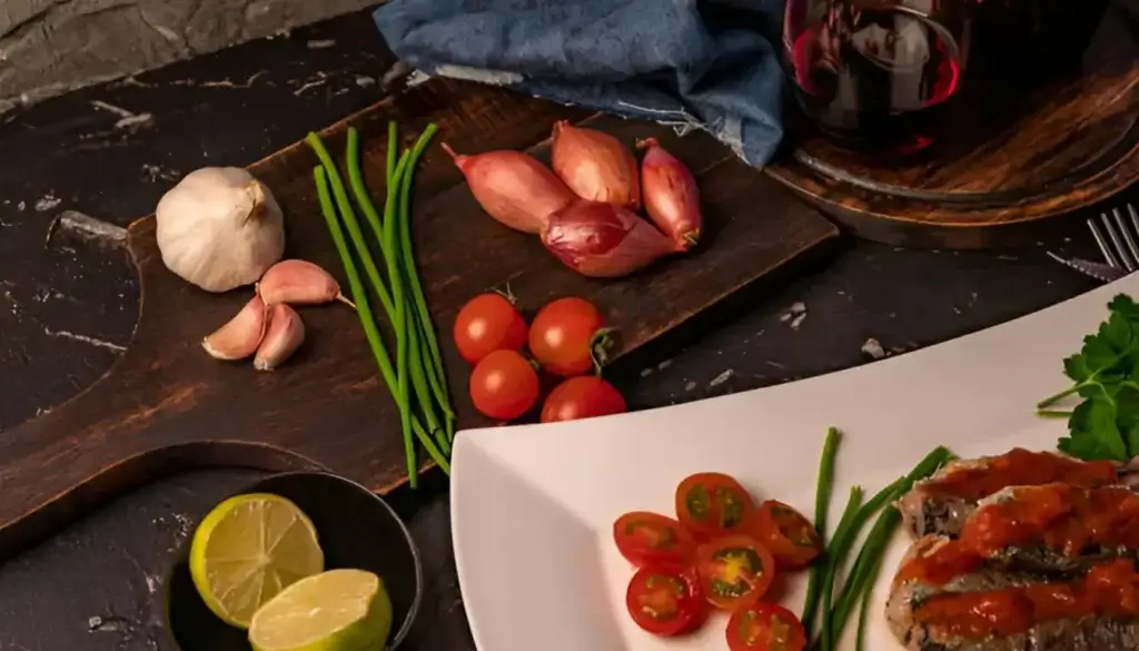 Sardine Toasts with Tomato & Sweet Onion