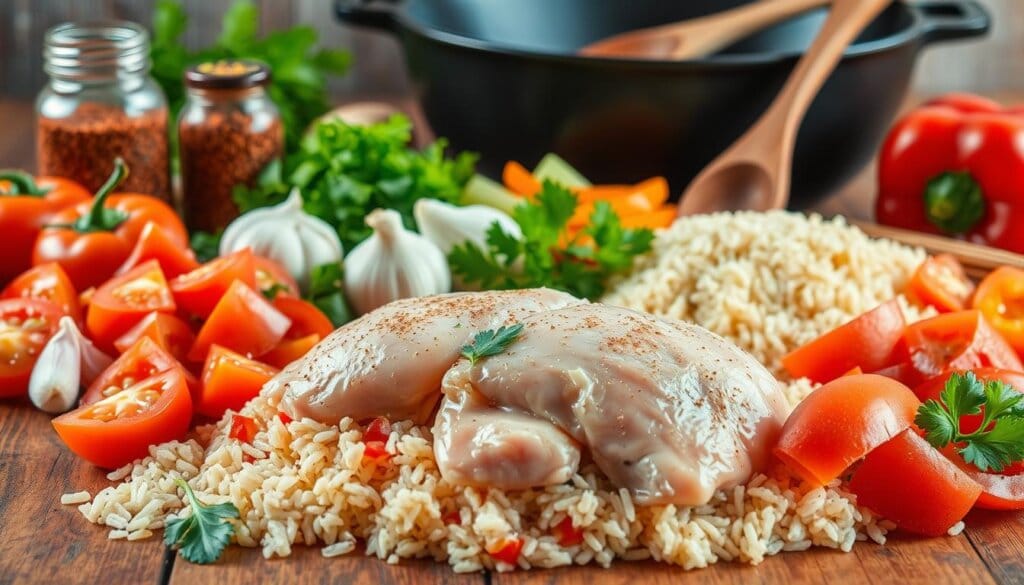 Spanish Rice and Chicken Ingredients Spanish Rice and Chicken Ingredients