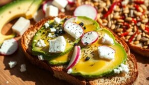 Unique avocado toast toppings