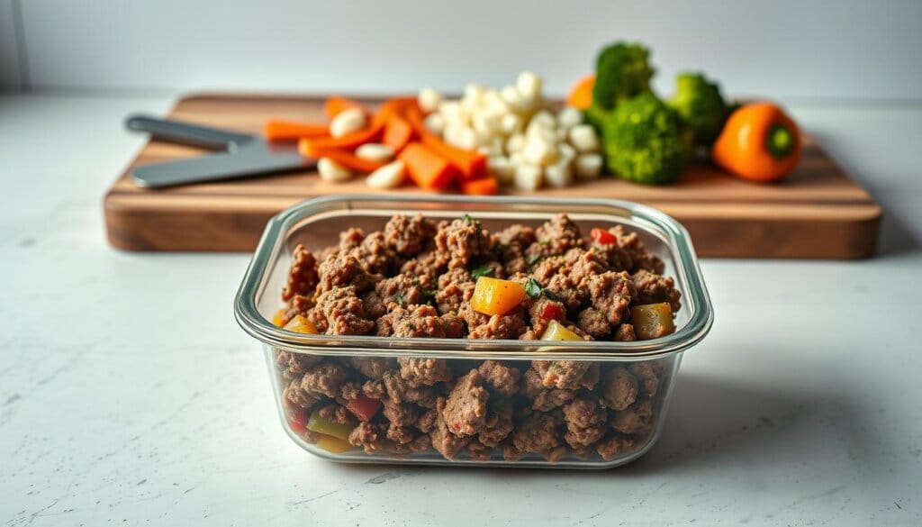 ground beef dinner meal prep