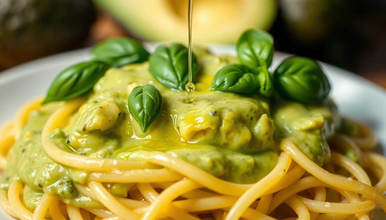 healthy avocado pasta sauce