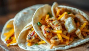 Cheesy Chicken Wraps