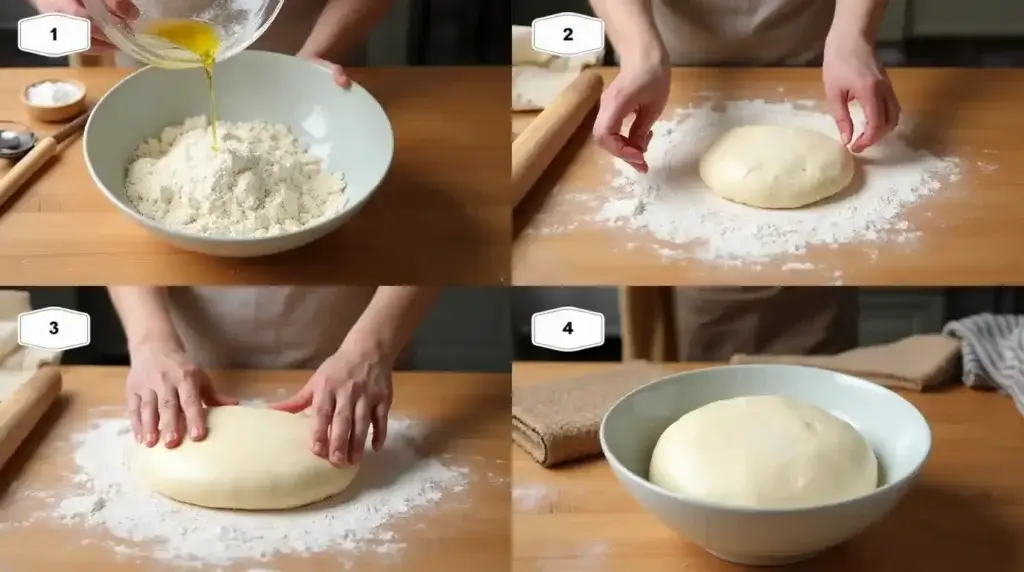 Step-by-Step Instructions to Make No Yeast Pizza Dough